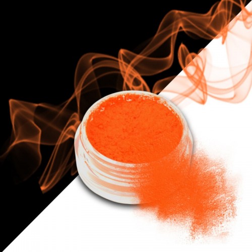 Dūmų efekto pudra šviečianti tamsoje "Neon oranžinė 5"